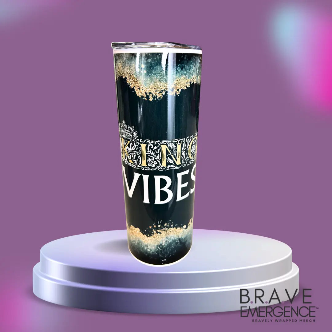 King Vibes - 20-oz Tumbler Bravely Wrapped Merch