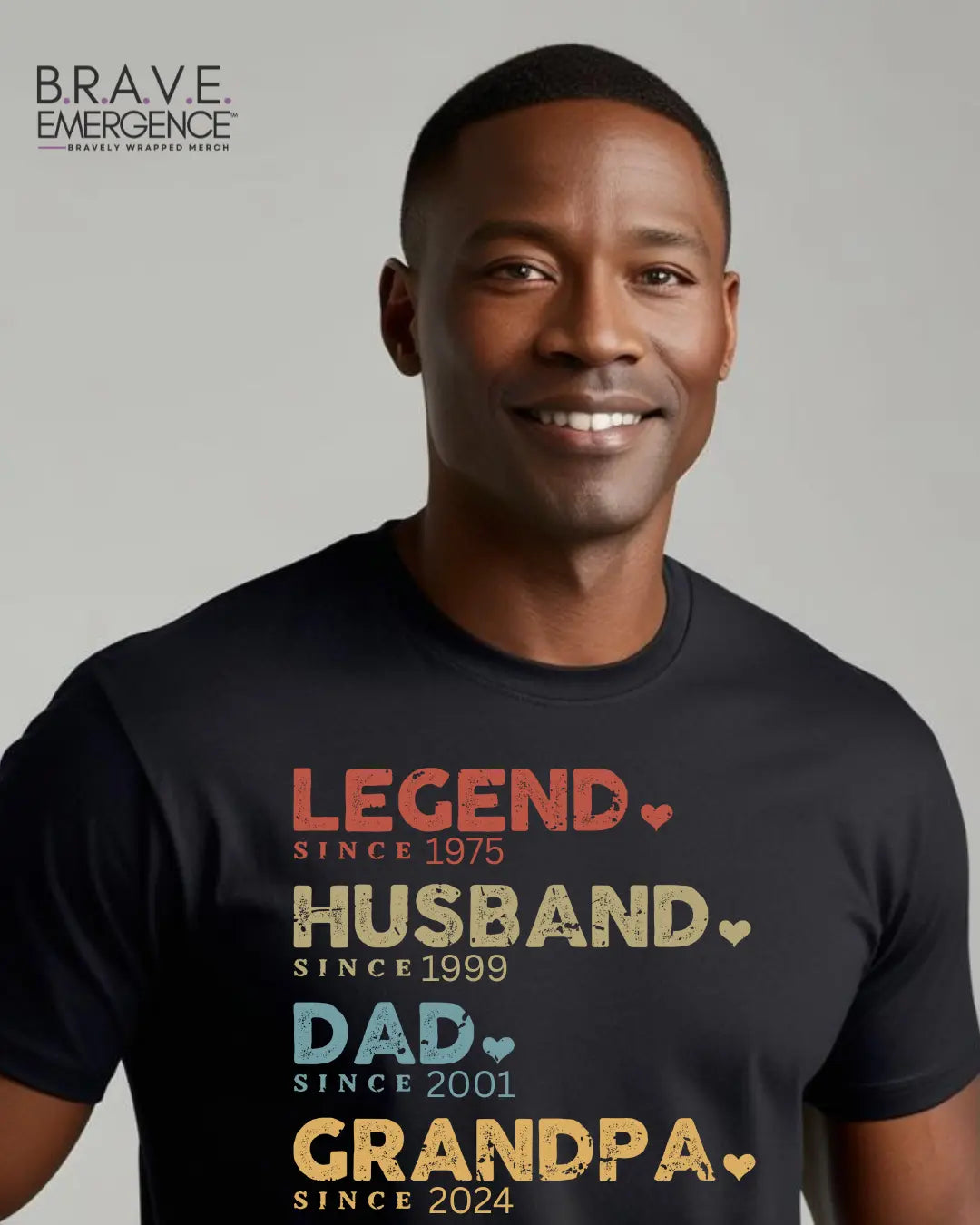 The Legend Tee Bravely Wrapped Merch