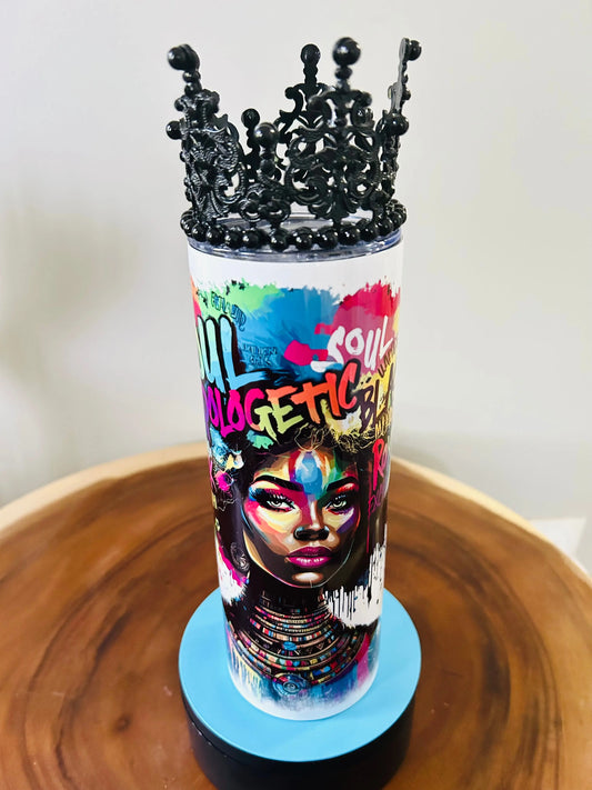 Unapologetically Queenin’ 20-oz Tumbler Bravely Wrapped Merch