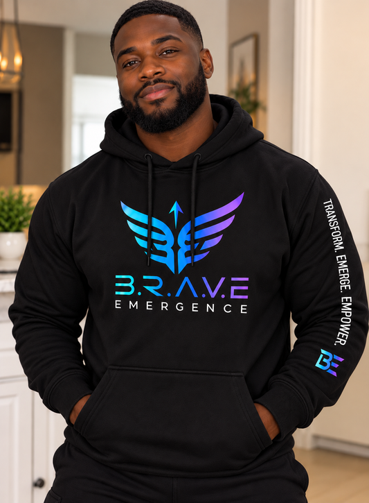 The B.R.A.V.E. Emergence Transformation Hoodie