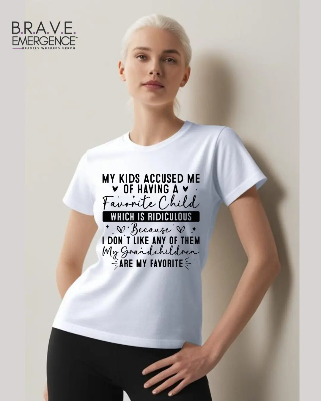 Hilarious Mother Tee Bravely Wrapped Merch
