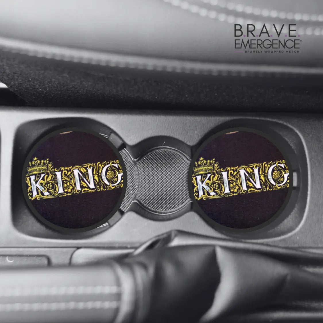 Kingdom Vehicle Coasters - (2.75" - set of 2) Bravely Wrapped Merch