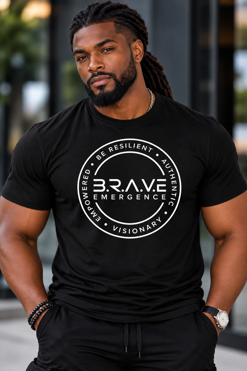 B.R.A.V.E. Emergence Emblem Tee