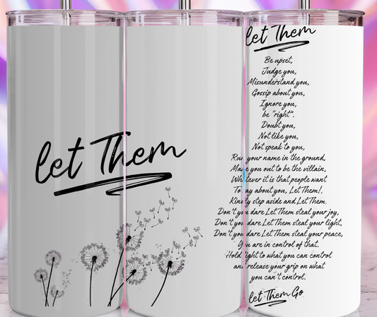 "Let Them" - 20-oz Tumbler
