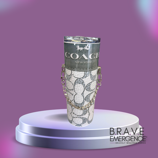 Stylish Luxe 20-oz Purse Tumbler
